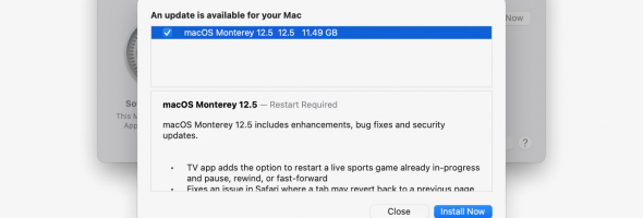 نسخه نهایی macOS Monterey 12.5 عرضه شد