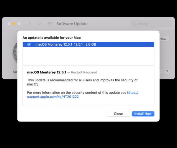 نسخه جدید macOS Monterey 12.5.1 عرضه شد