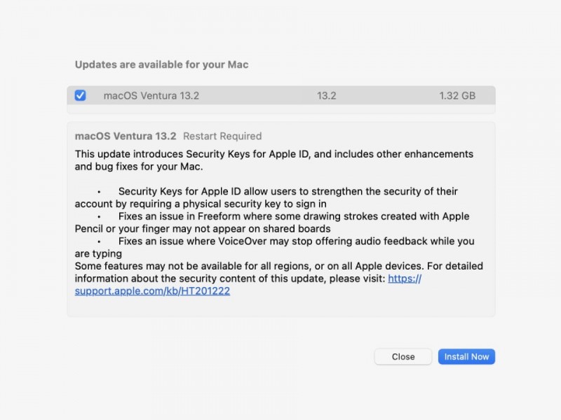 نسخه نهایی macOS Ventura 13.2 عرضه شد