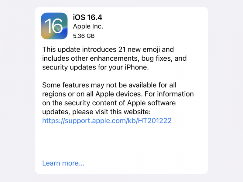 نسخه نهایی iOS 16.4 و iPadOS 16.4 عرضه شد