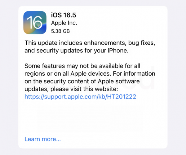 نسخه نهایی iOS 16.5 و iPadOS 16.5 عرضه شد