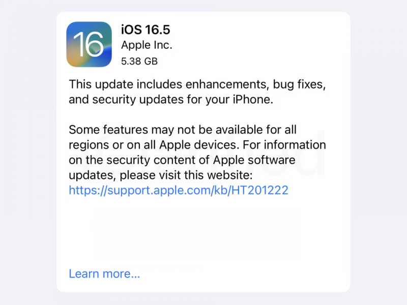 نسخه نهایی iOS 16.5 و iPadOS 16.5 عرضه شد