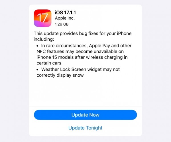 نسخه نهایی iOS 17.1.1 و iPadOS 17.1.1 عرضه شد