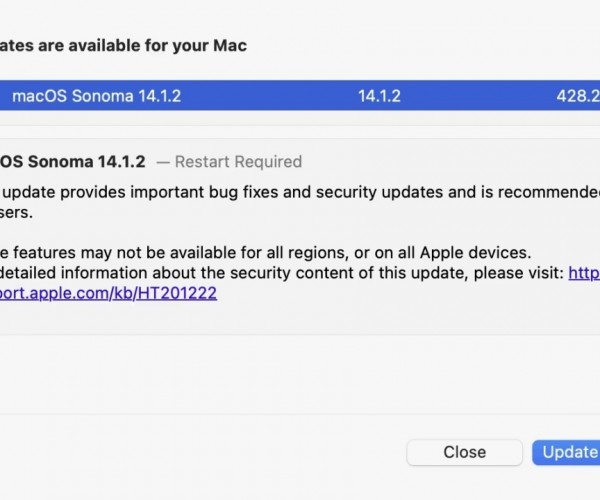 نسخه نهایی macOS Sonoma 14.1.2 عرضه شد